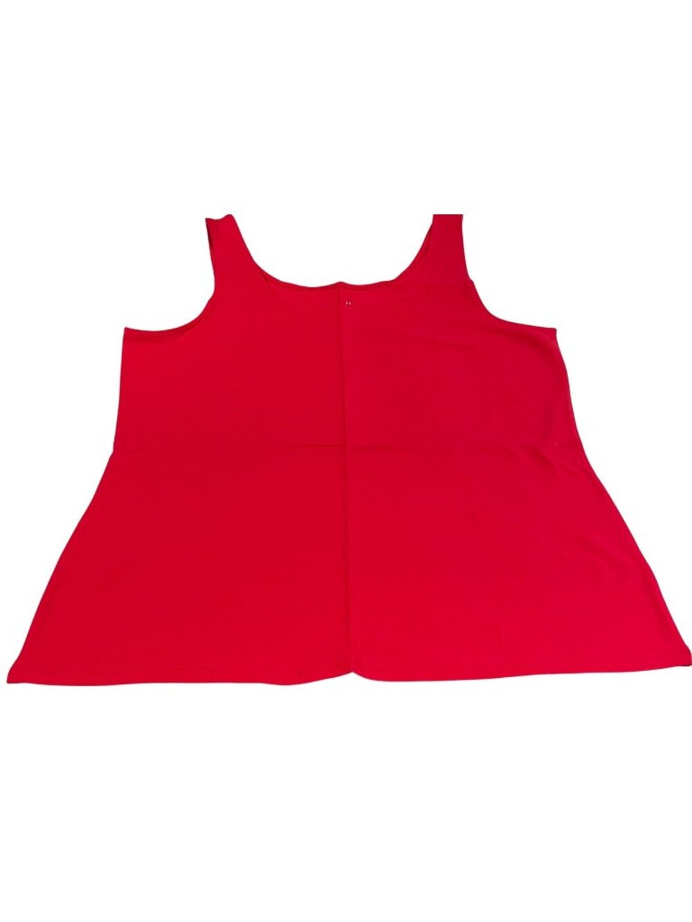 J Jill Tomato Girl Perfect Tank L Red Vibrant Casual Indie Colorful Cotton Layer